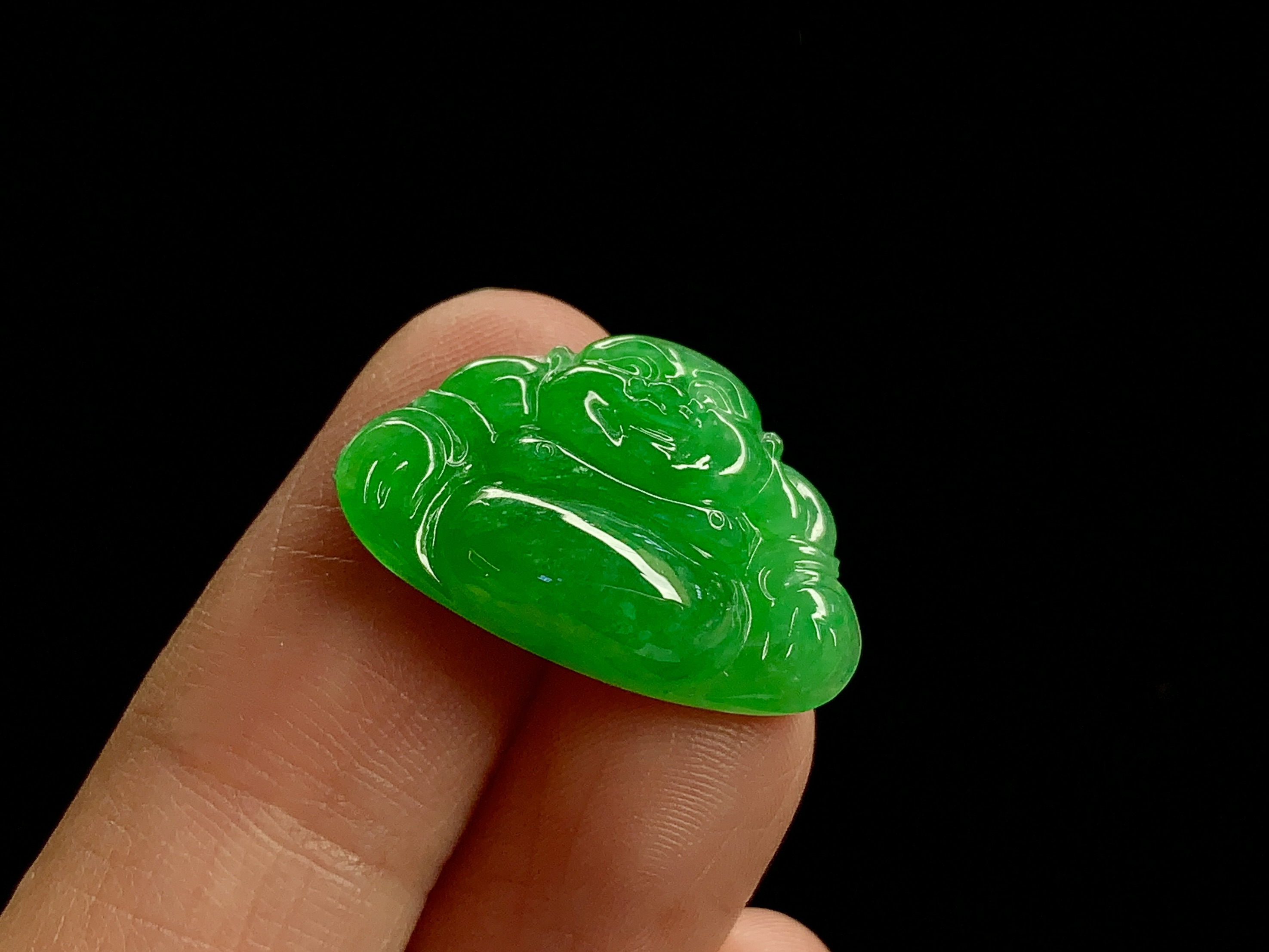 ️ 【满绿佛公】 尺寸：15.4×23.1×4.8mm