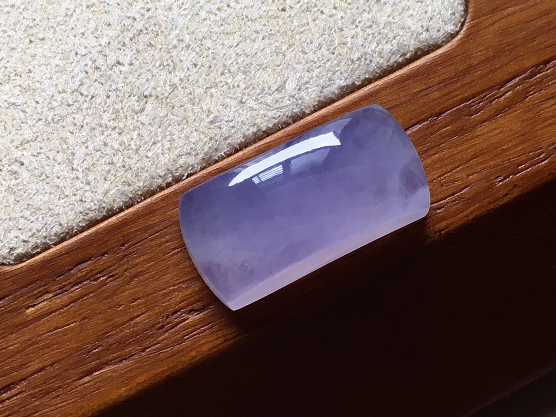 ️ 冰种马鞍 紫色漂亮，种水，尺寸17*8.5*5