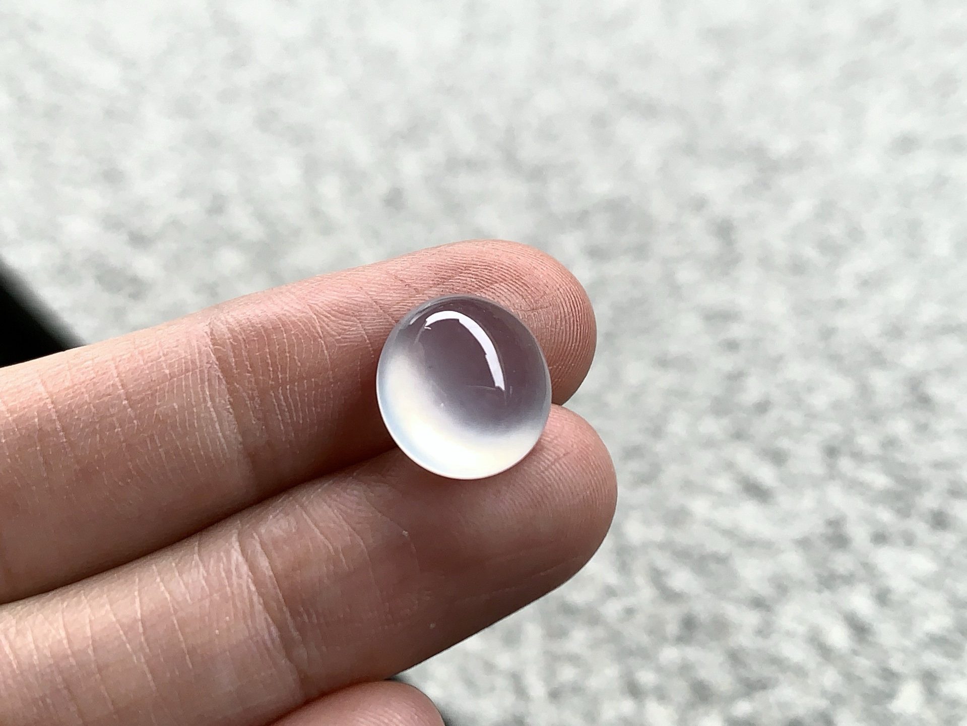 ️ 【冰种蛋面】 尺寸：12.4×11.3×6mm