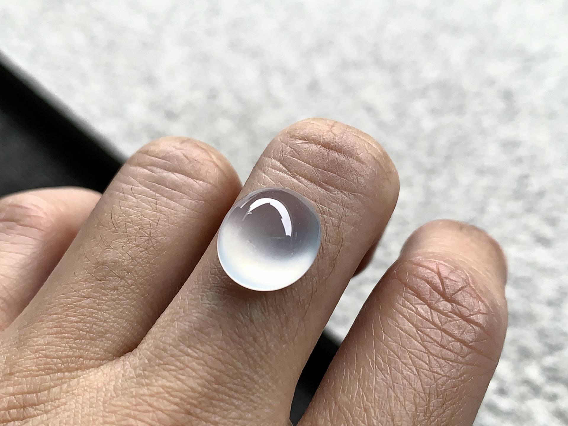 ️ 【冰种蛋面】 尺寸：12.4×11.3×6mm