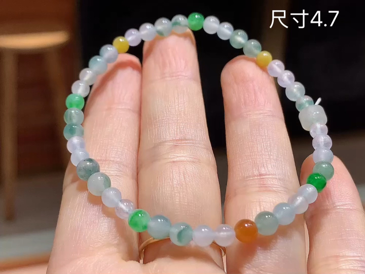 多彩手串 , 尺寸，4.7