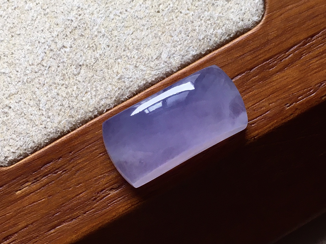️ 冰种马鞍 紫色漂亮，种水，尺寸17*8.5*5