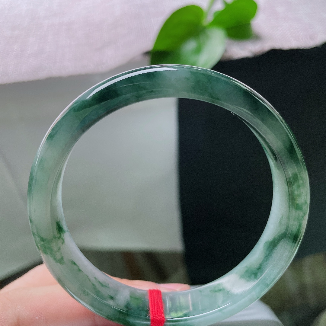 59.6/13.1/7.2飘花正圈，水润细腻，种老水足，繁花似锦觅安宁，典雅贵气，无裂，ss55175a