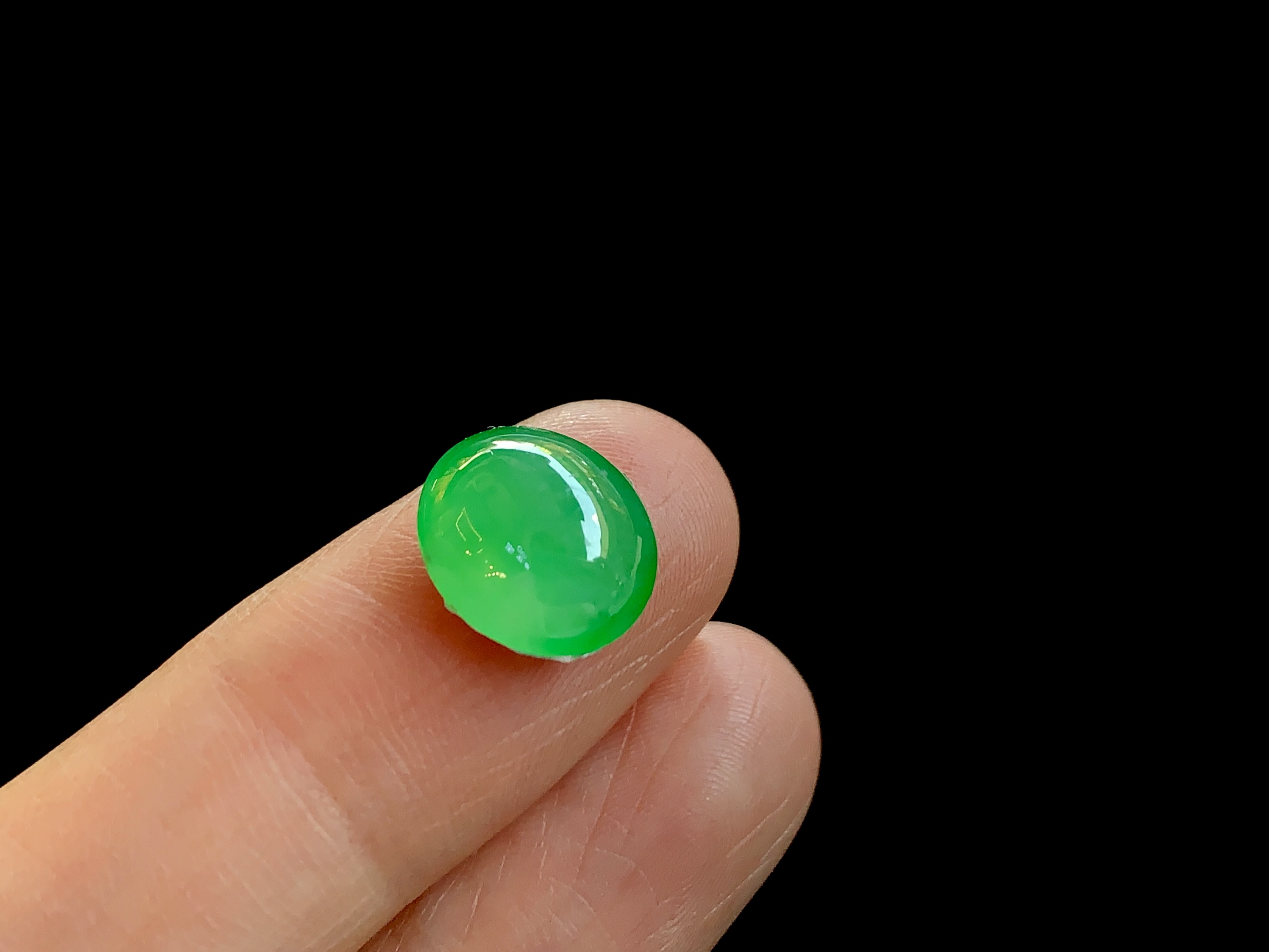 ️ 【冰绿蛋面】 尺寸：11.6×10×5.2mm