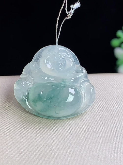 冰飘花佛公，无裂，尺寸20.2-21.6-5.4mm，L23jxg