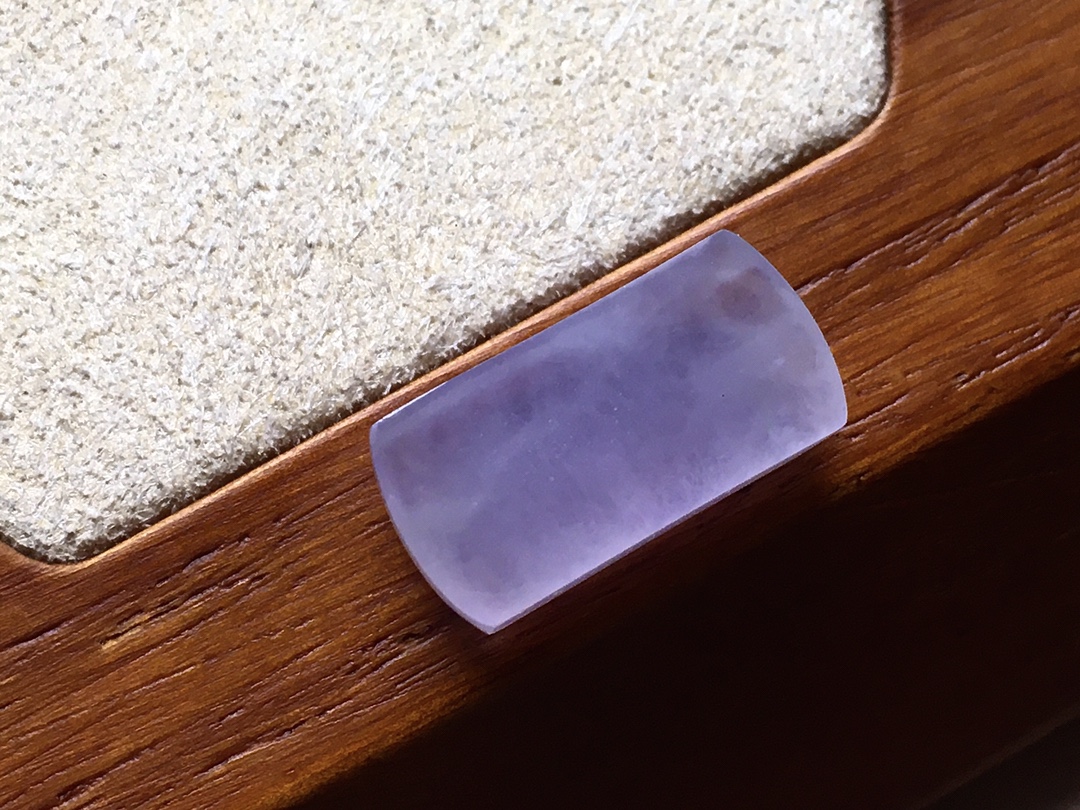 ️ 冰种马鞍 紫色漂亮，种水，尺寸17*8.5*5