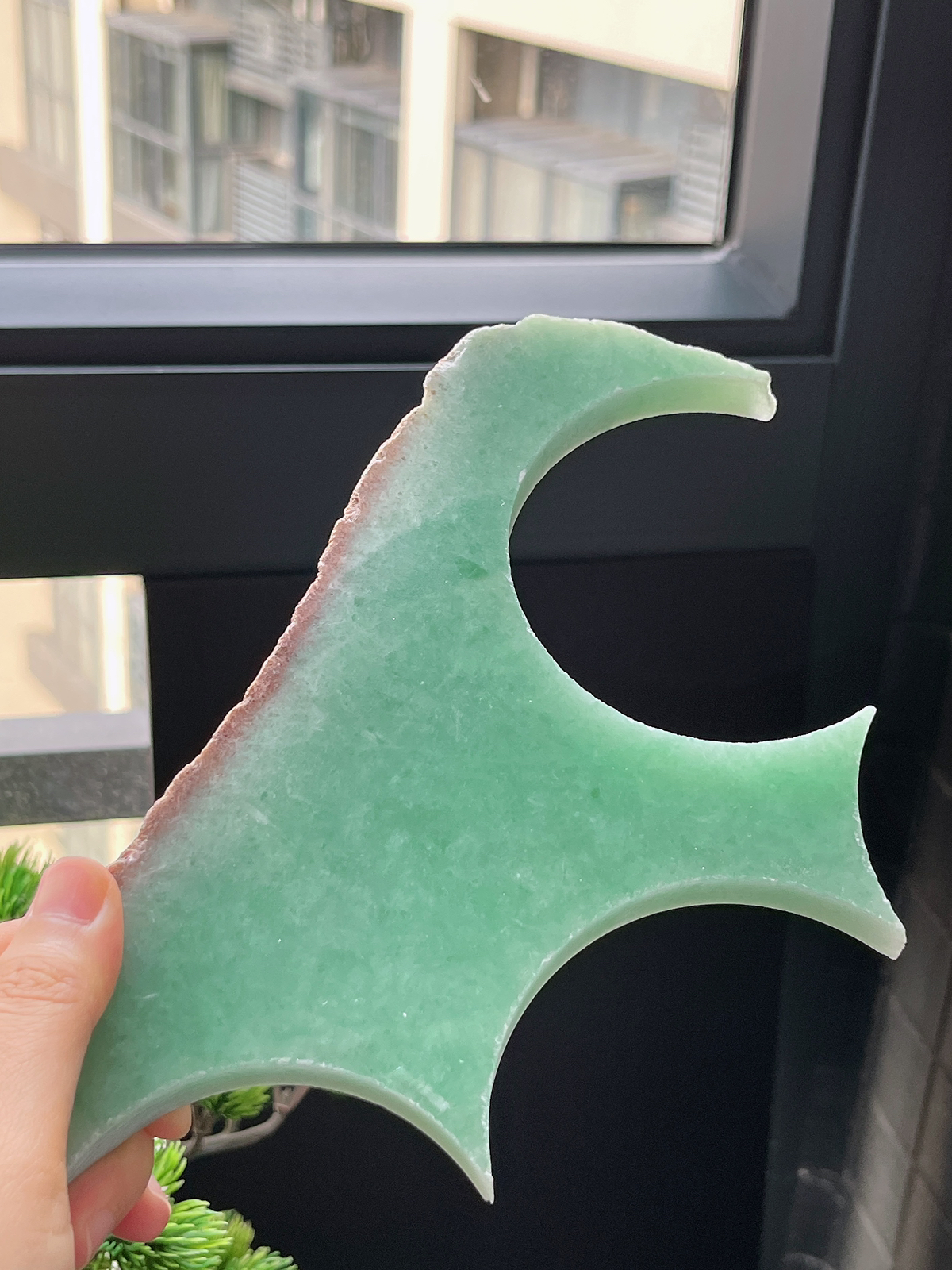 翡翠满绿片料边角