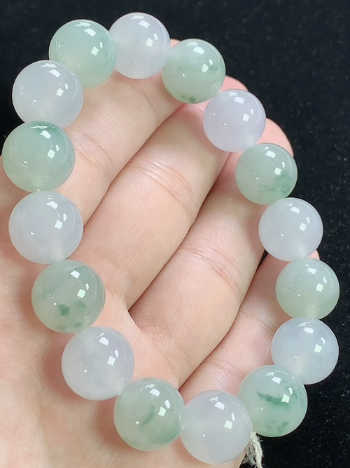 冰飘花玉珠手串，尺寸12.1mm，L24mdy