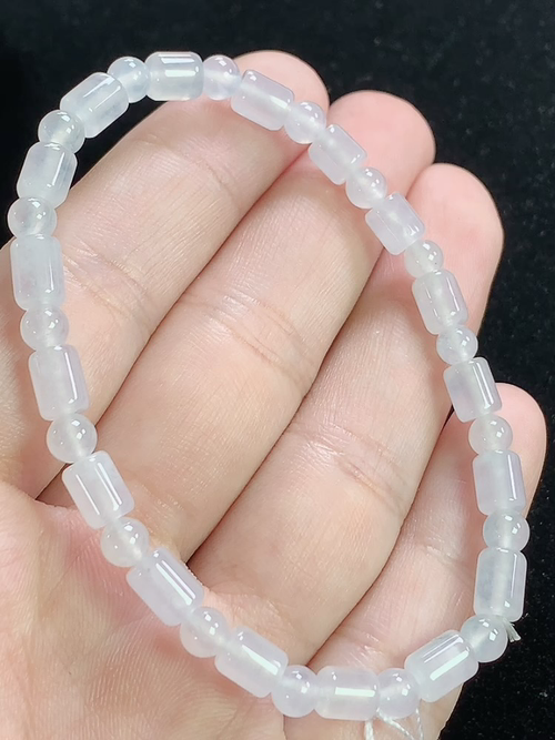 冰种路路通手串，尺寸5.7-4.8mm，L24mdy