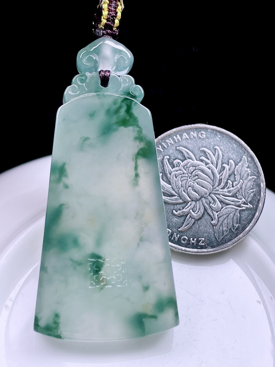 ️ 冰飘花复古牌 飘花灵动，种老起胶 尺寸：44.7/24/5.6