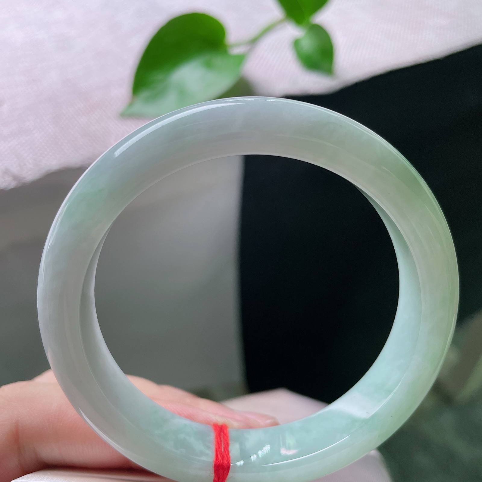 #特批优惠专拍链接#浅绿底正圈，水头好，种老，清丽脱俗，显白，皮纹ss54788a