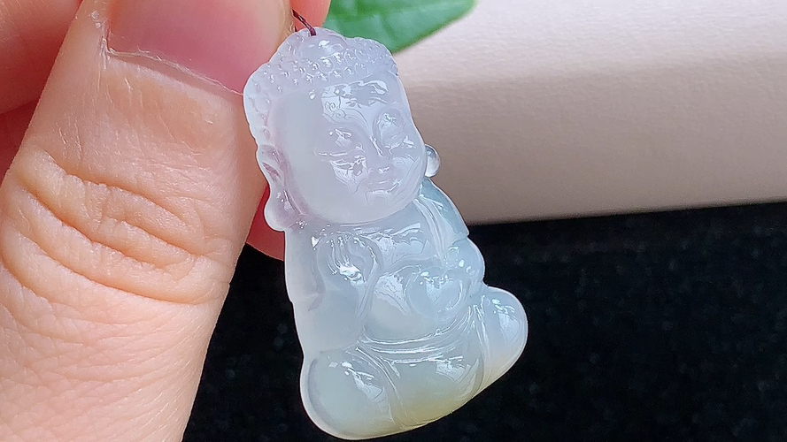 ️ 宝宝佛，无裂，尺寸33.2-22.2-5.6mm，包A附证书