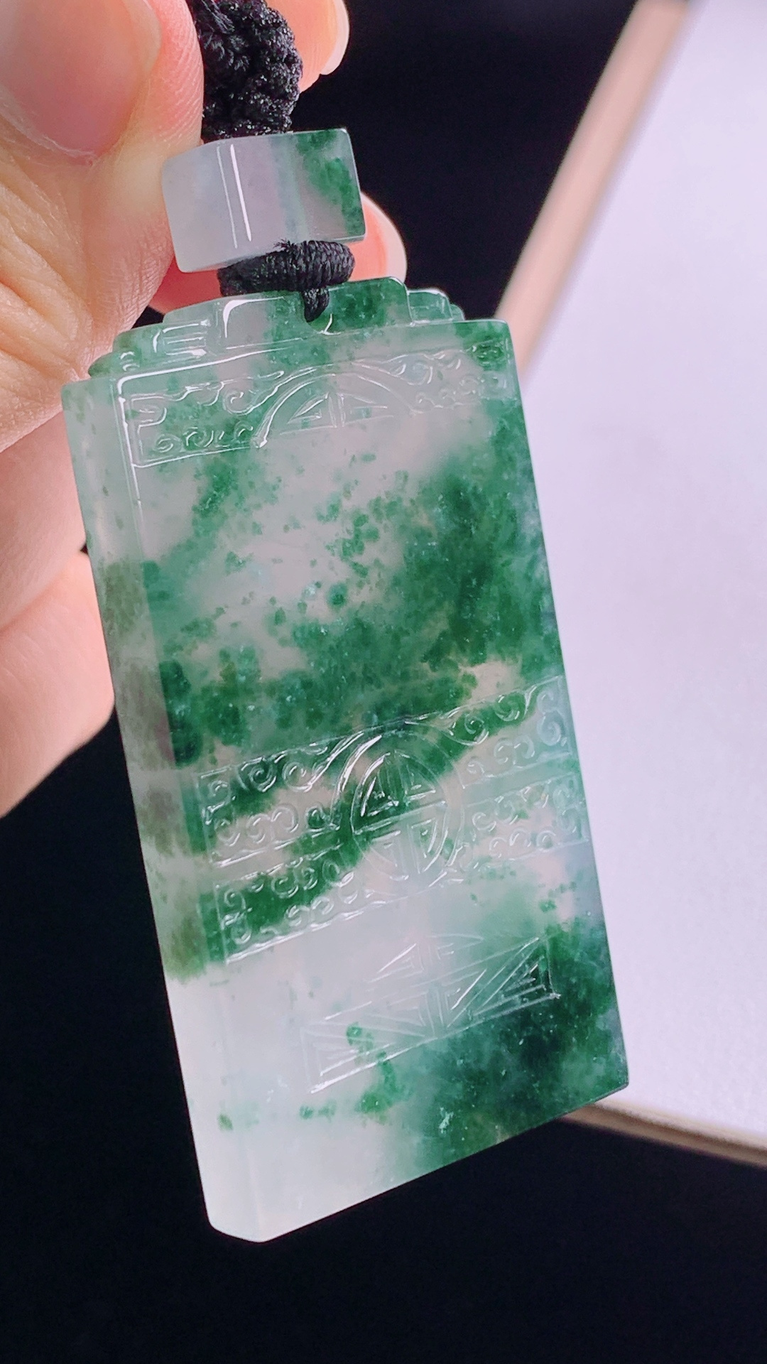 ️冰飘花仿古牌 花色灵动，清爽细腻，无裂 尺寸:52.8-29.8-5.8mm 21