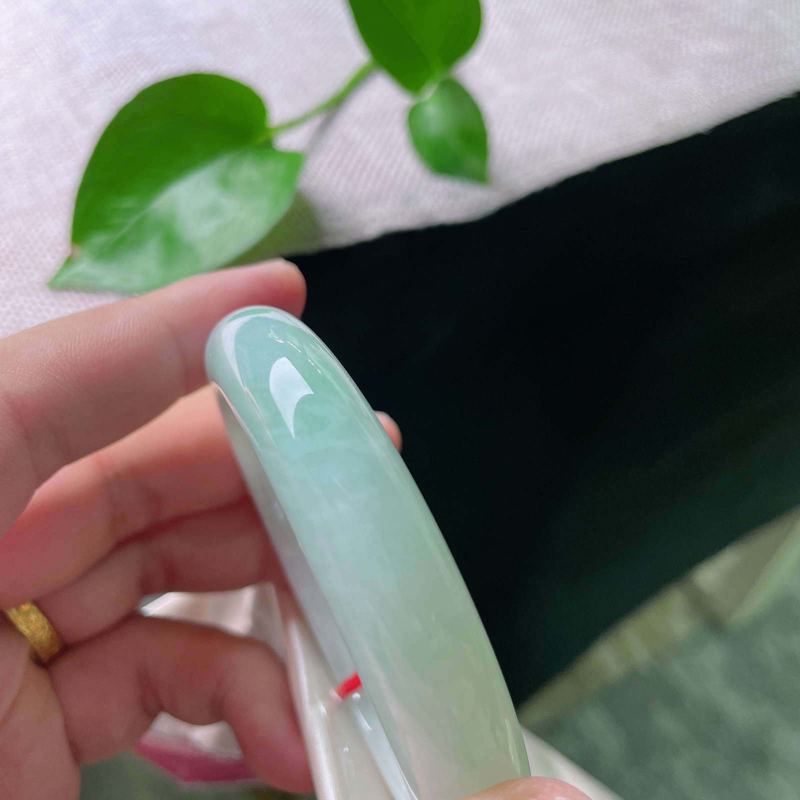 #特批优惠专拍链接#浅绿底正圈，水头好，种老，清丽脱俗，显白，皮纹ss54788a
