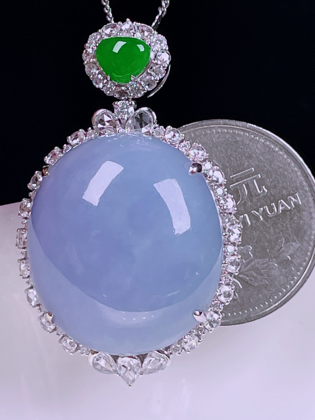 ️鸽子蛋，老种起光，细底通透，尺寸：42.5/26.3/17裸石25/22.6/10mm0624
