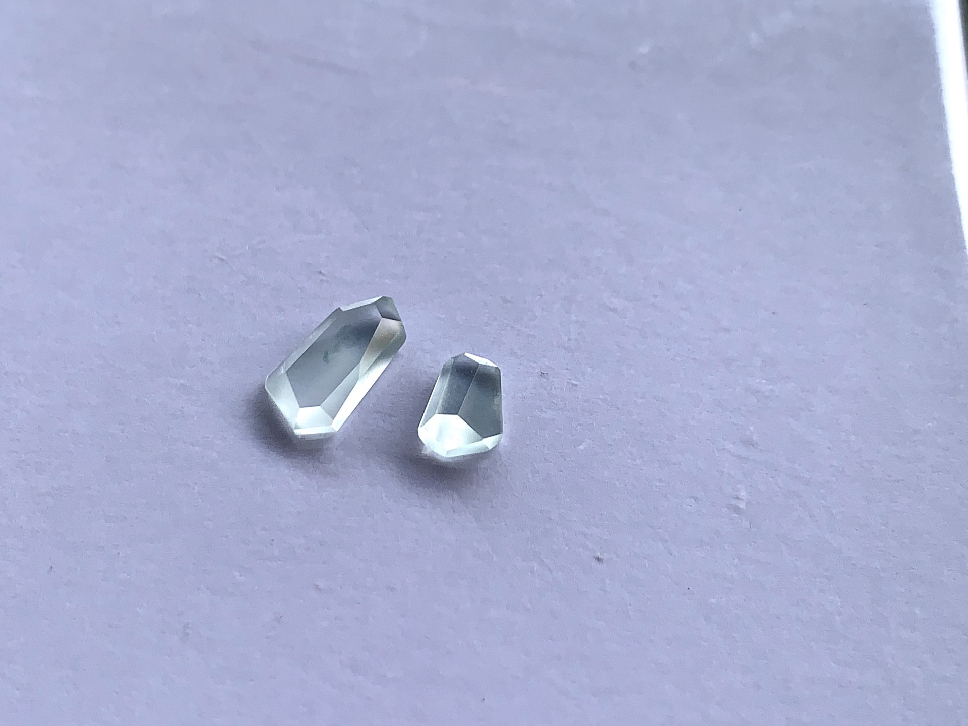 ️ 【冰钻面一对】 尺寸：11×6.4×3.2 / 6.9×5.2×3.6mm