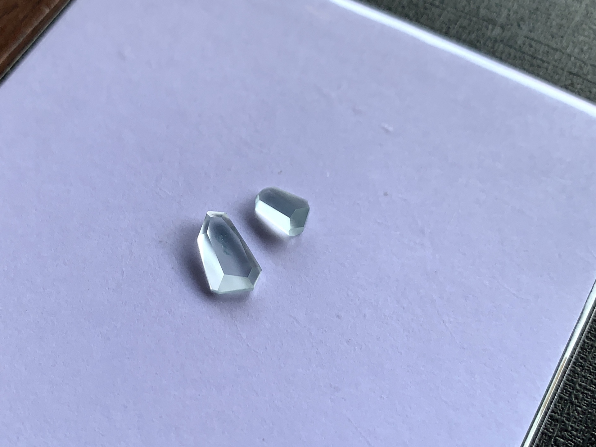 ️ 【冰钻面一对】 尺寸：11×6.4×3.2 / 6.9×5.2×3.6mm
