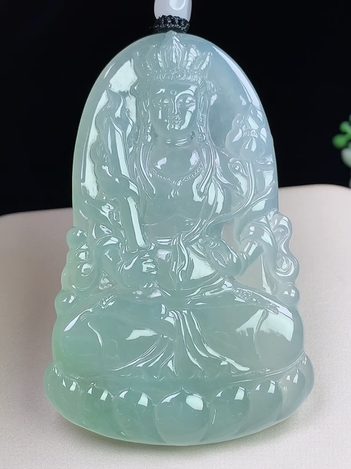 冰晴虚空藏菩萨，无裂，尺寸71.6-45-5.6mm，L25sy9