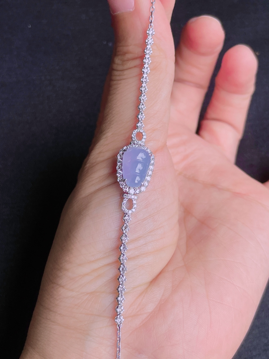 ️高冰紫葫芦手链，晶莹剔透，新颖时尚，125-8.5-3