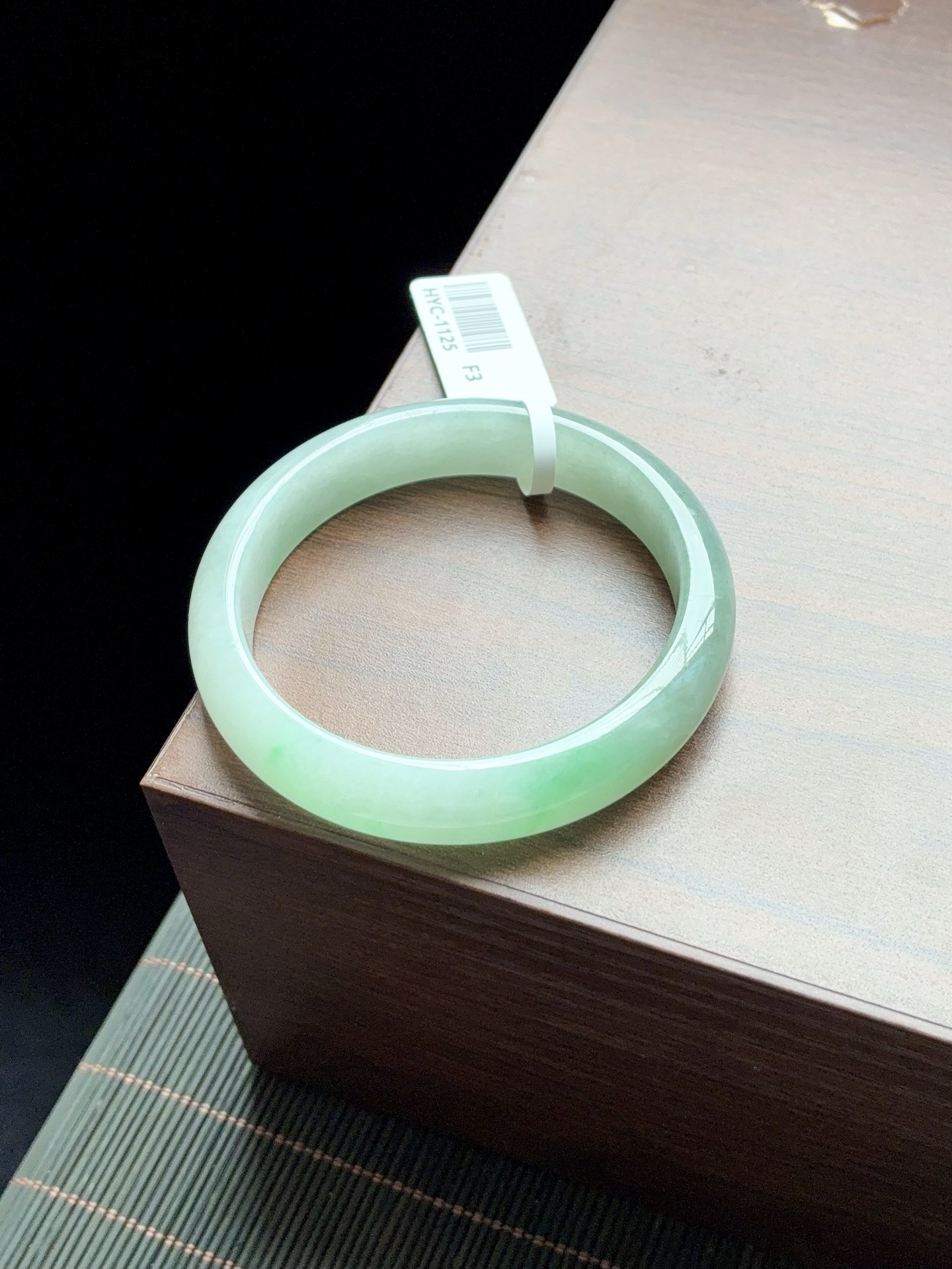 小圈口冰飘绿正圈成品 HYC-1125 ⭕️53-11.8-7