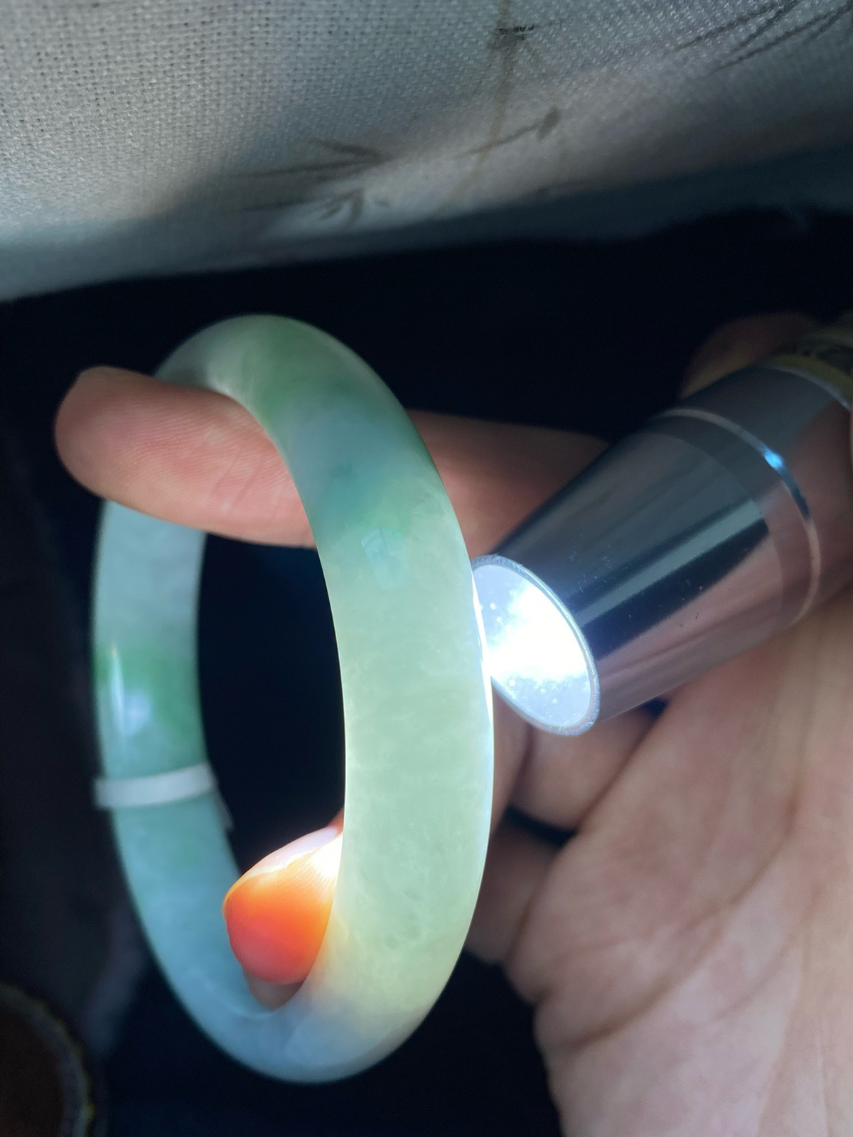 特价
白底青正圈成品（细纹不显不扣）
⭕️58-12-7.3
