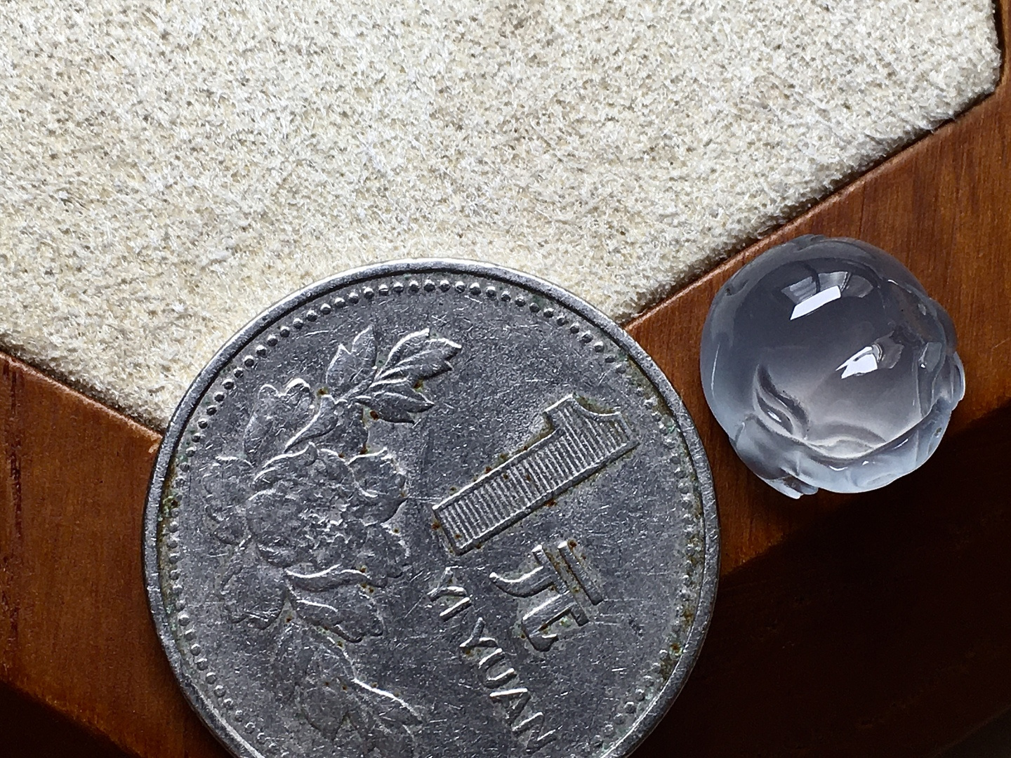 ️ 玻璃种金蟾 品质，冰透感十足，尺寸11.6*11.2*6
