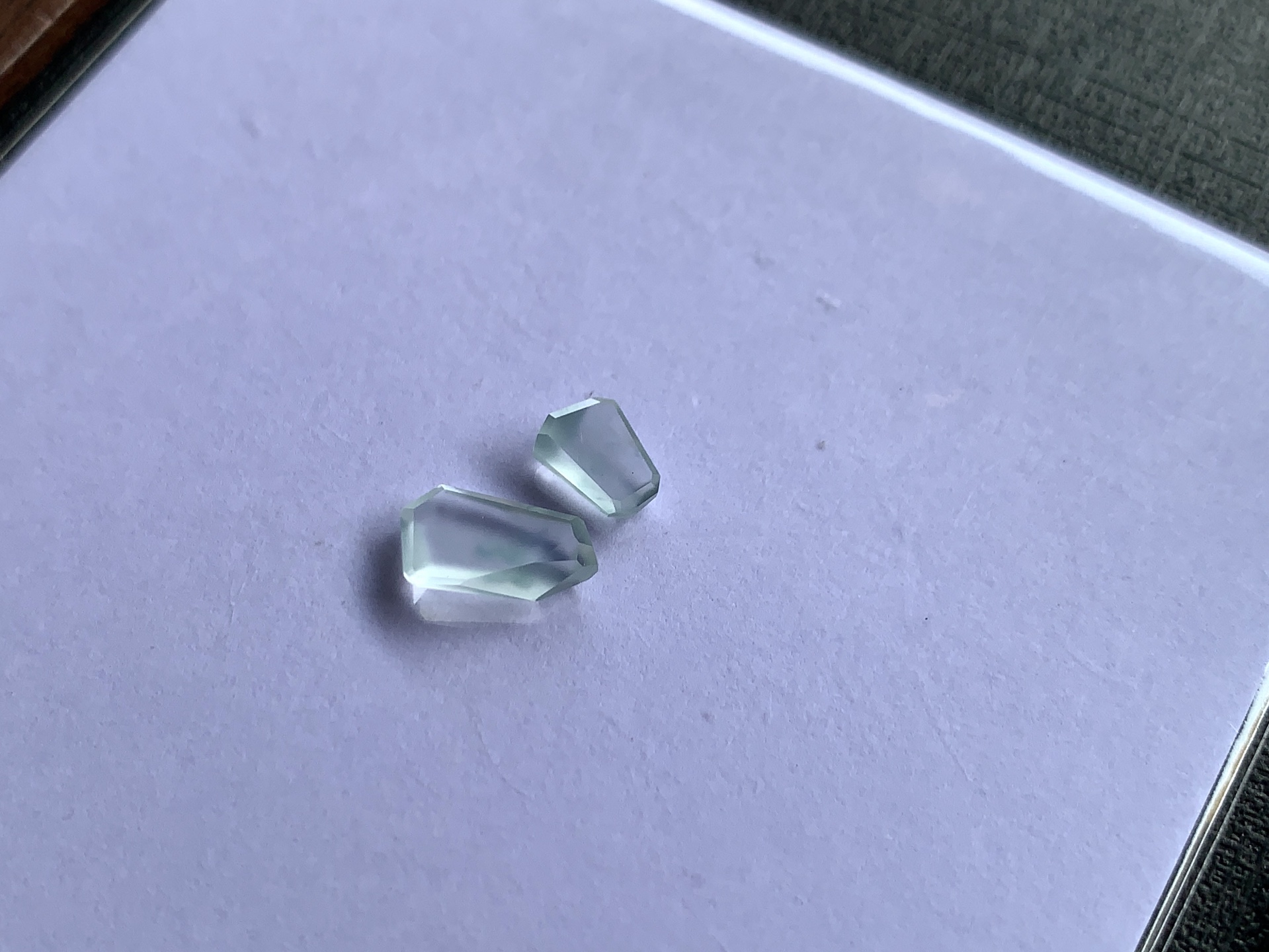 ️ 【冰钻面一对】 尺寸：11×6.4×3.2 / 6.9×5.2×3.6mm