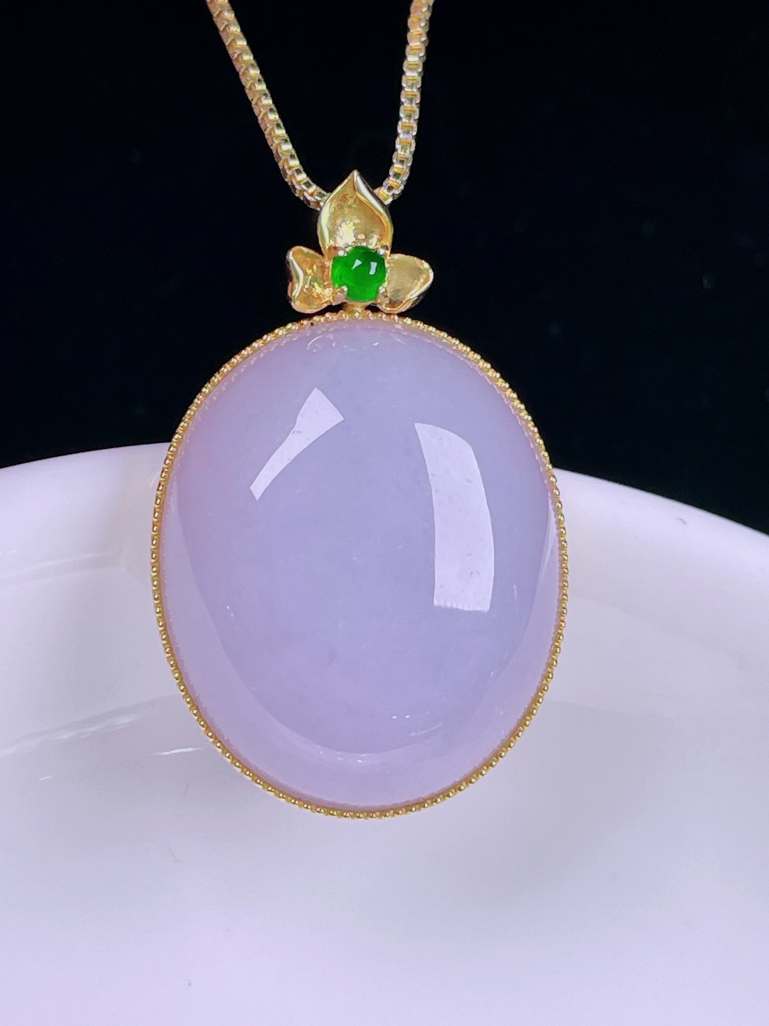 ️鸽子蛋，老种起光，细底通透，尺寸：29裸石22.8/19/8.2mm0625