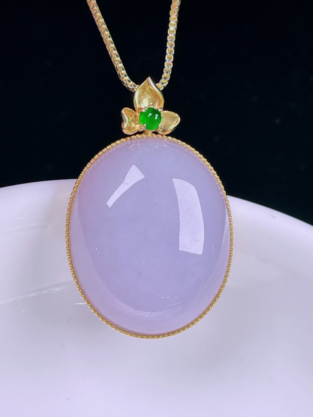 ️鸽子蛋，老种起光，细底通透，尺寸：29裸石22.8/19/8.2mm0625