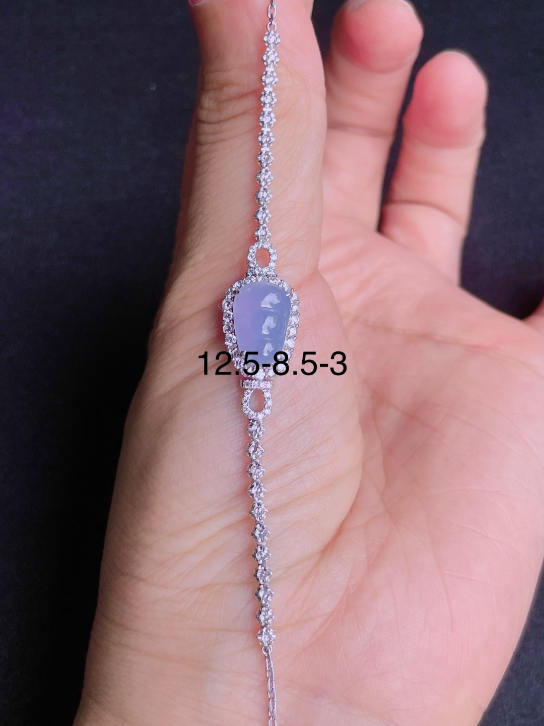 ️高冰紫葫芦手链，晶莹剔透，新颖时尚，125-8.5-3