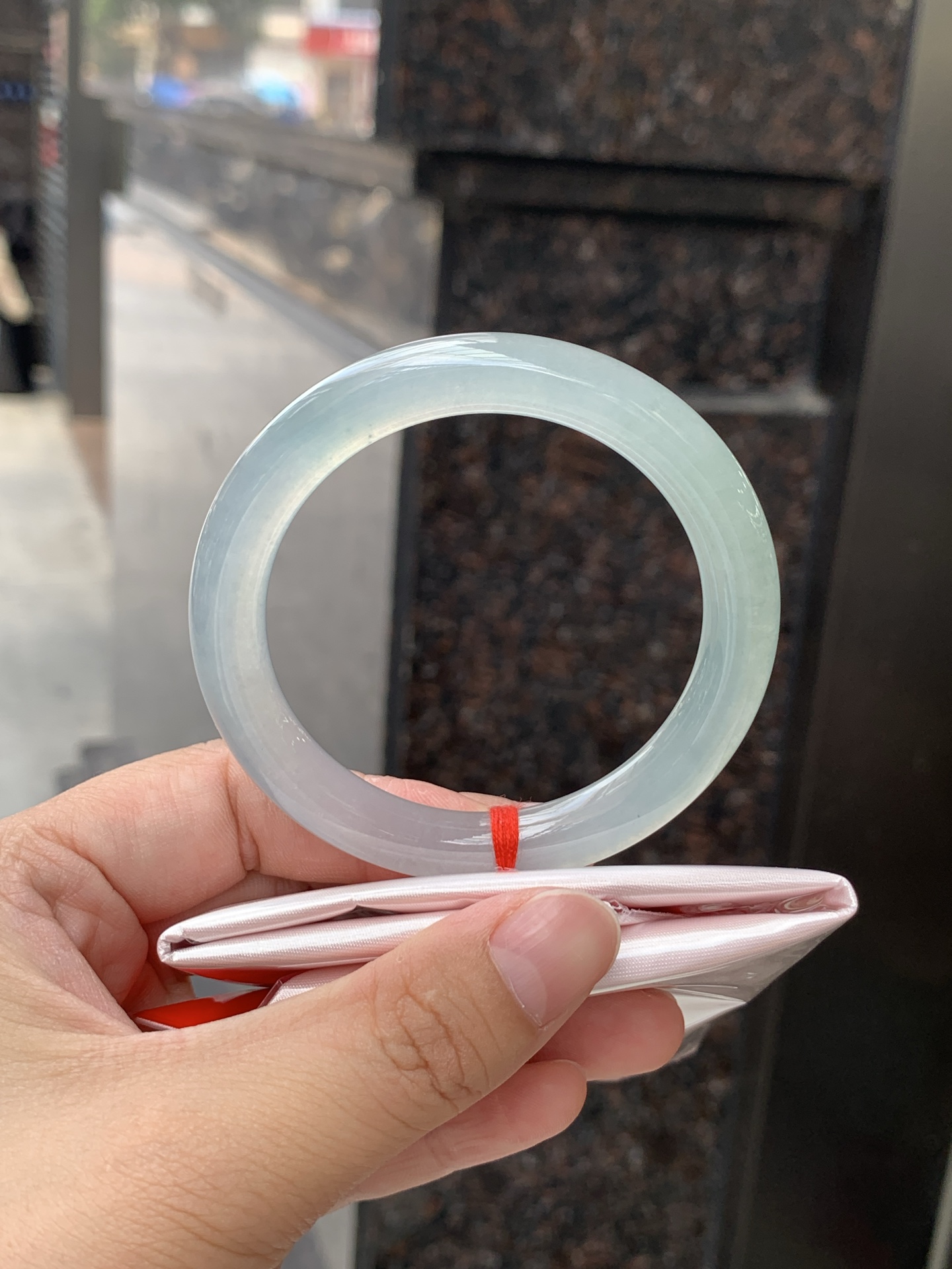 冰蓝圆条 52.8-8.4-8.9 0625-N1066 无裂，打灯色线，底妆冰润细腻，千变万化的冰