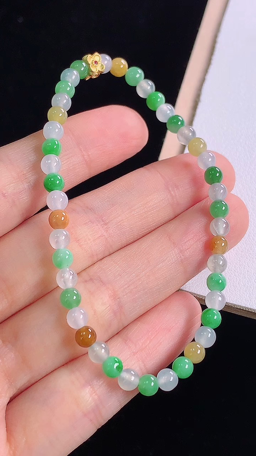 多彩手链，尺寸:4.2-4.2mm 19