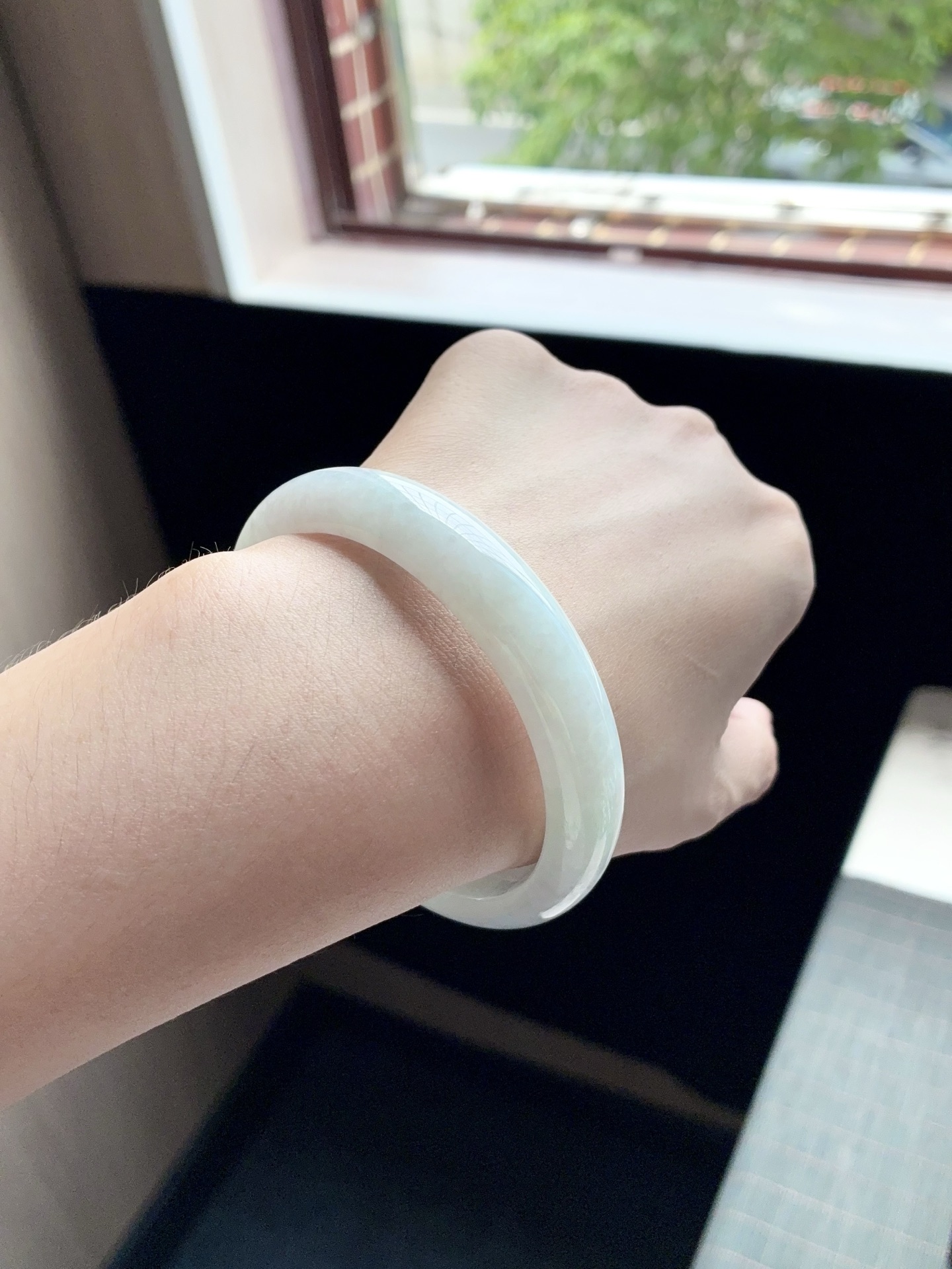 大圈口淡果绿正圈成品 HYY-423 ⭕️60-12.8-7.6