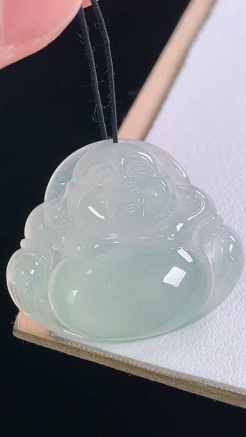 ️冰种佛公，无裂，尺寸:25.9-30.6-6.1mm