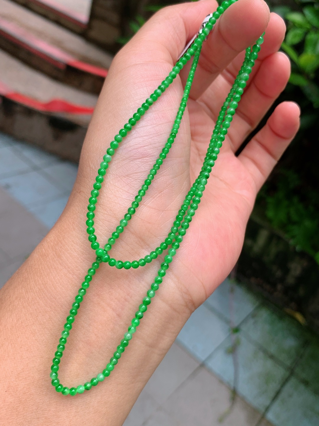 ️ 2.2mm-3.2mm满绿项链