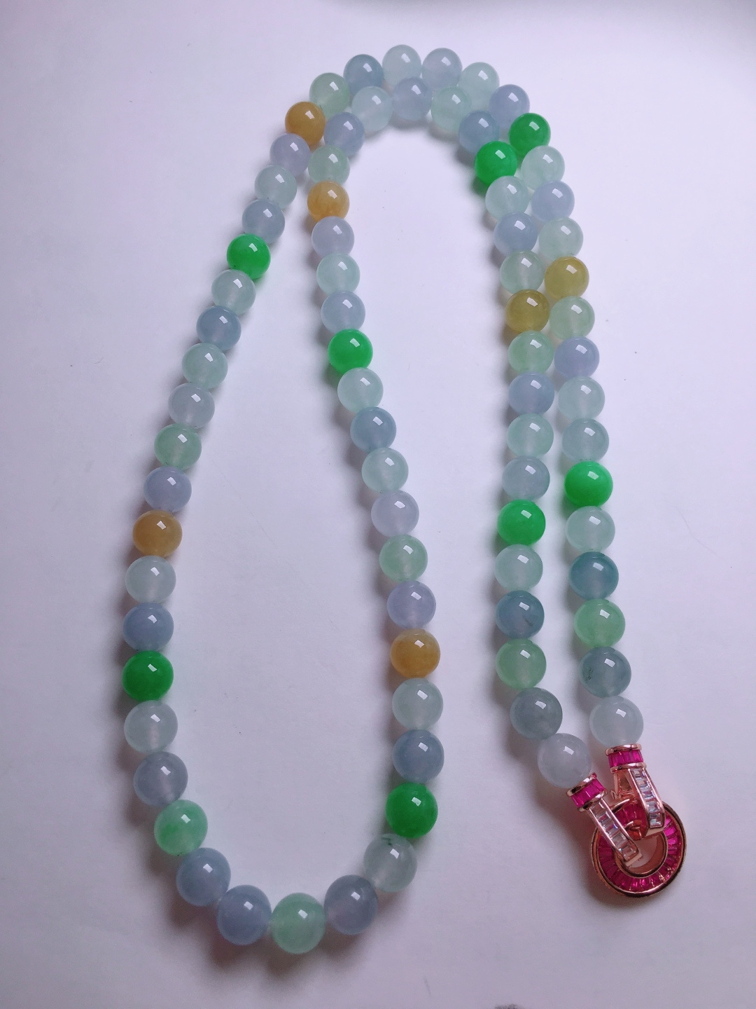 ️多宝珠子项链，晶莹剔透，新颖时尚，7.8-8