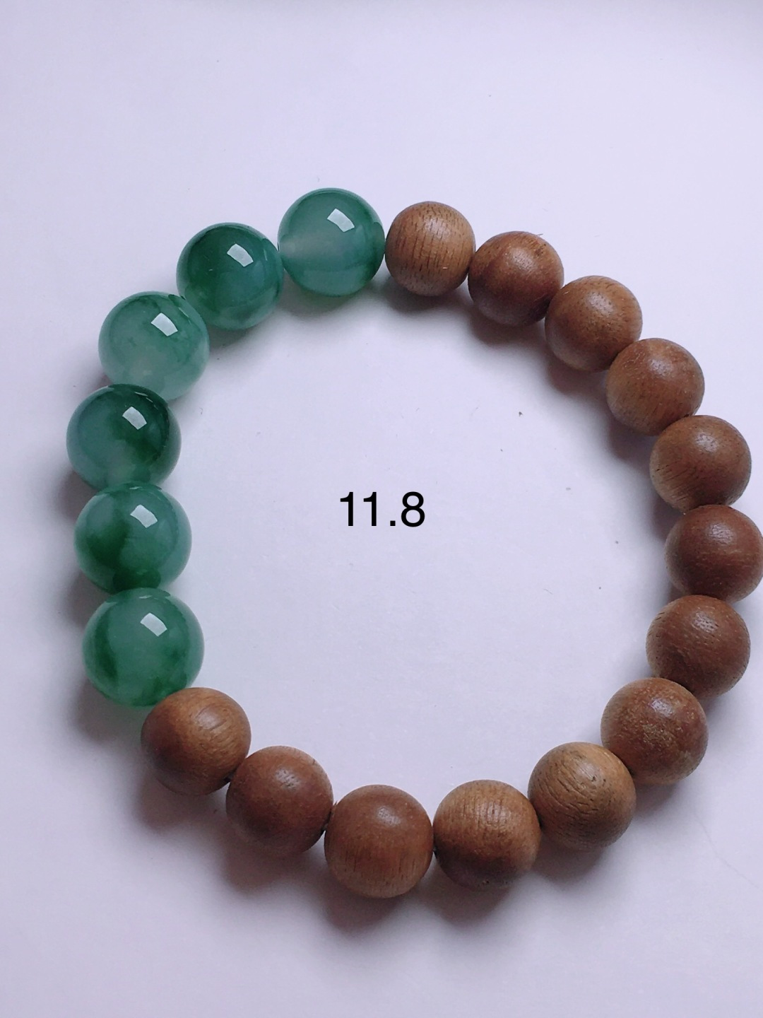 ️绿珠子手串，晶莹剔透，新颖时尚，11.8