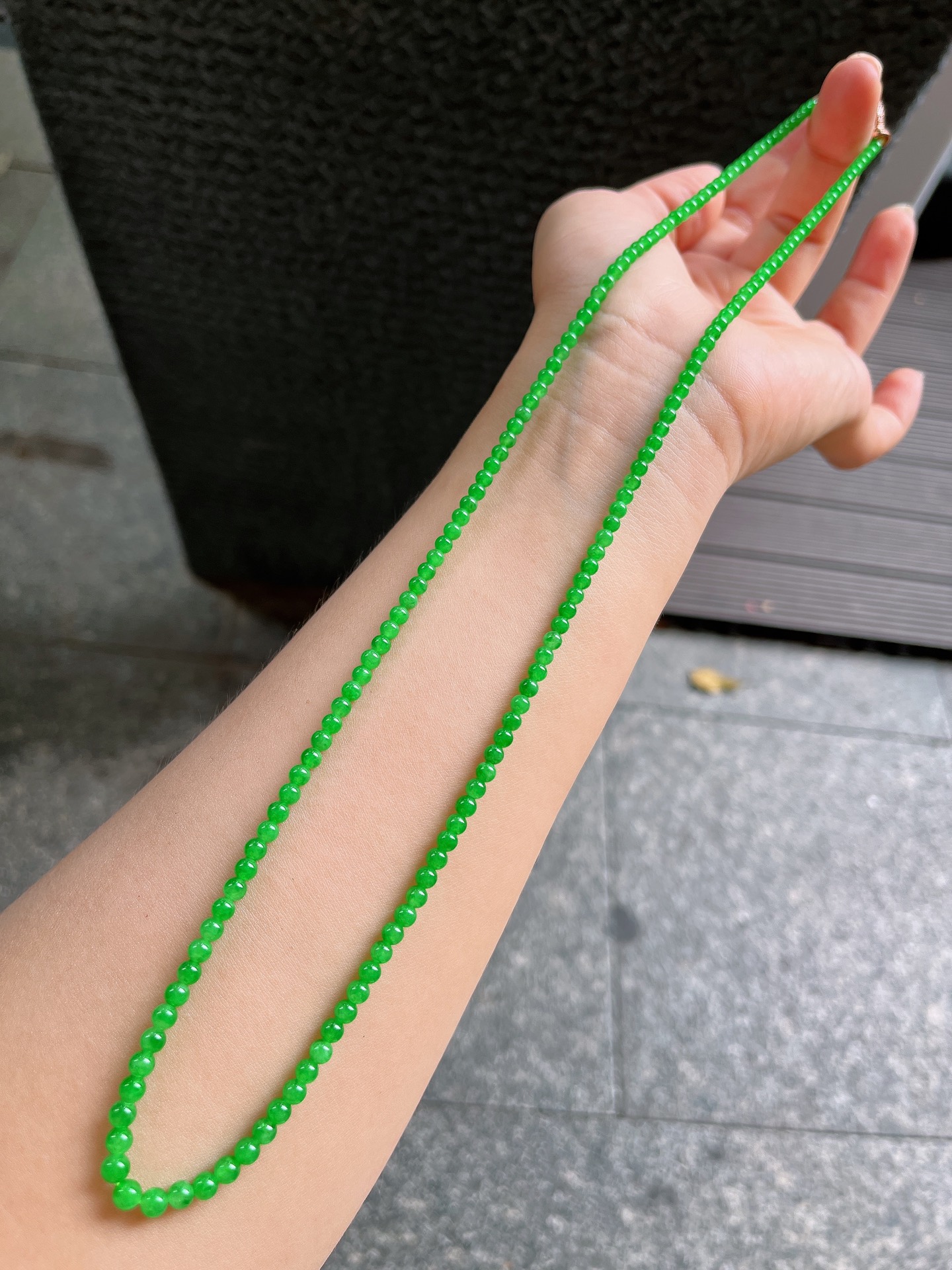 ️ 阳绿珠链