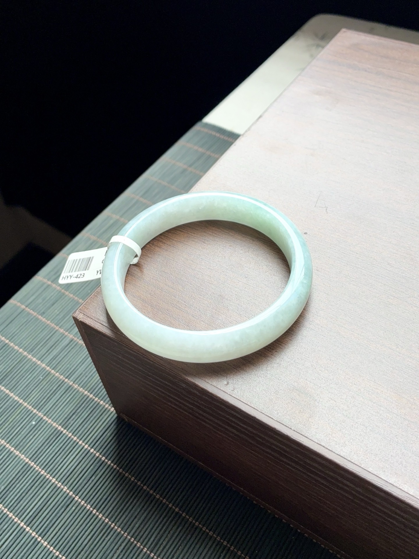 大圈口淡果绿正圈成品 HYY-423 ⭕️60-12.8-7.6