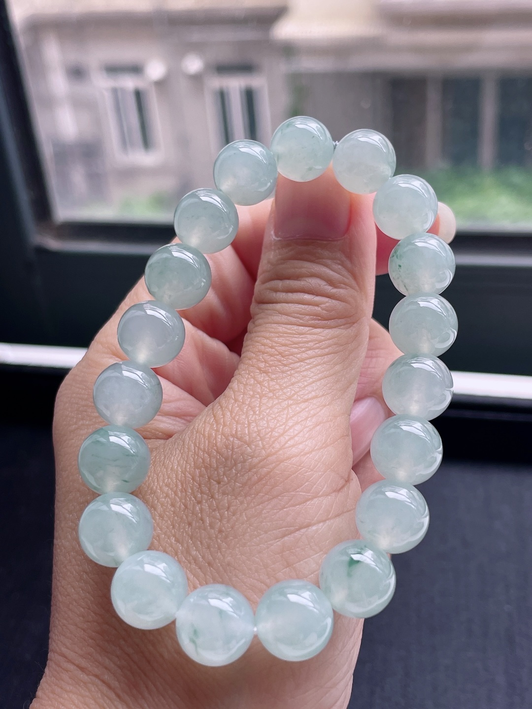 ️ 冰飘花手串 飘花灵动，油润起胶 尺寸：10