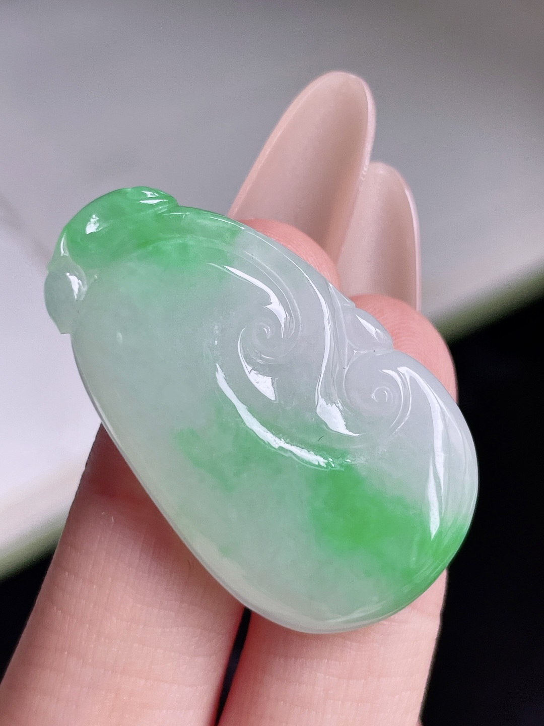 ️ 如意 花色灵动 种老水润 裸石 36.2/21/5.4