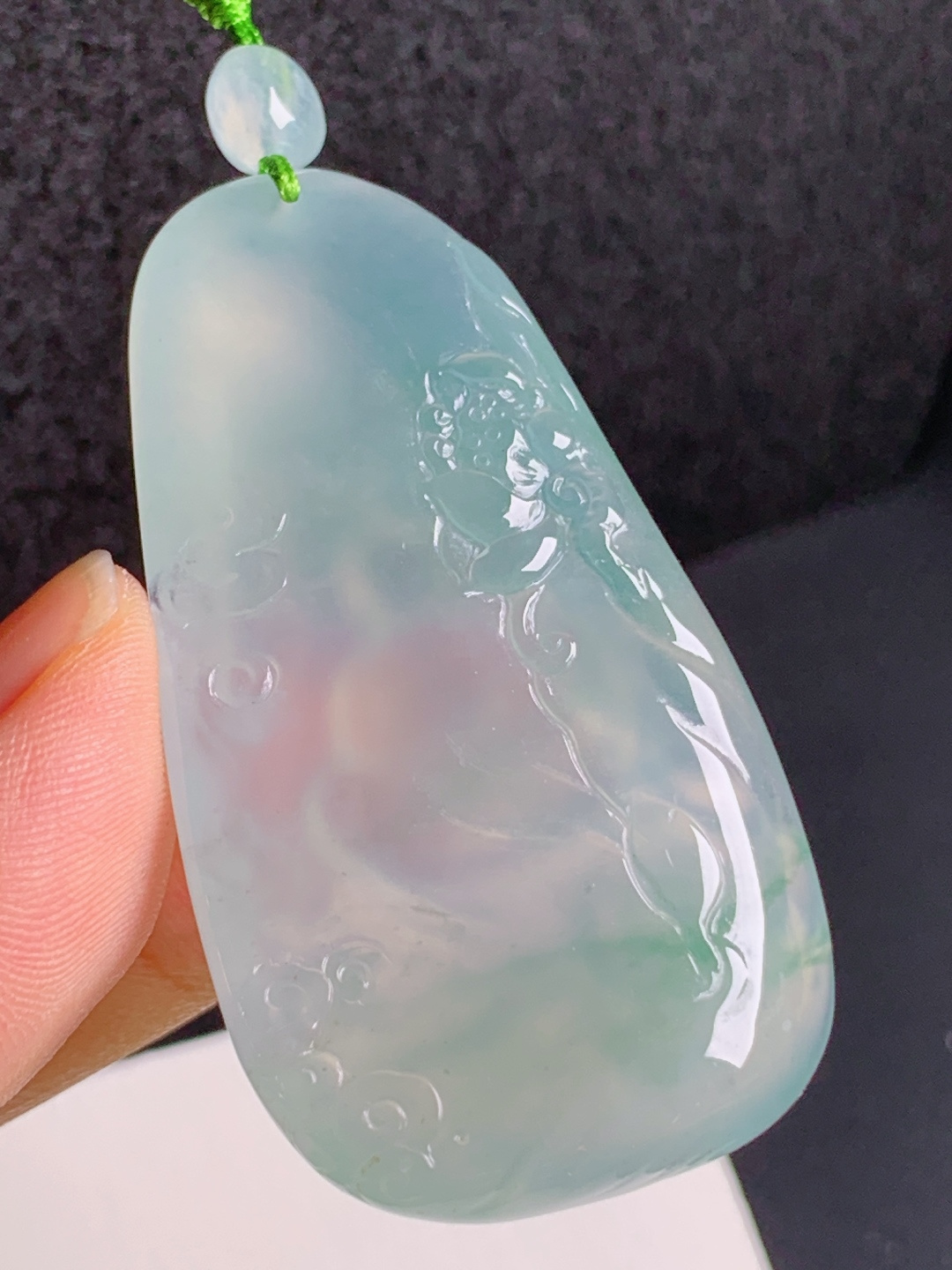 ️ 悟道莲花牌，湖水底色玉质清透，静心修行禅意十足 0806