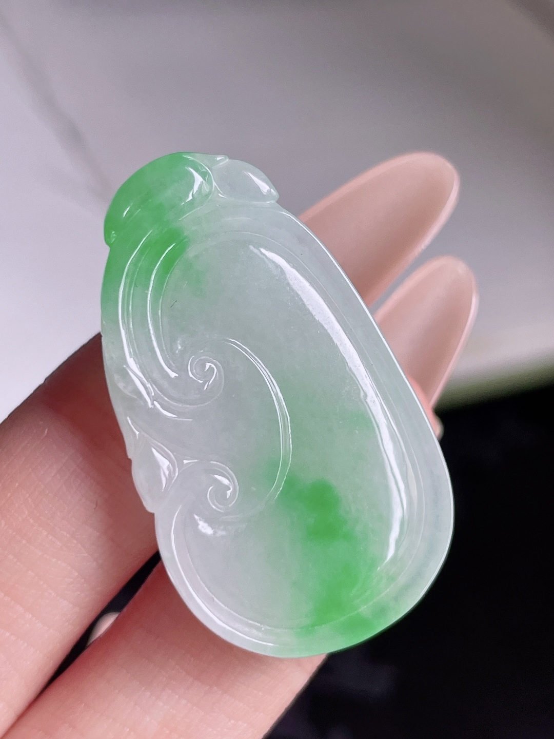 ️ 如意 花色灵动 种老水润 裸石 36.2/21/5.4