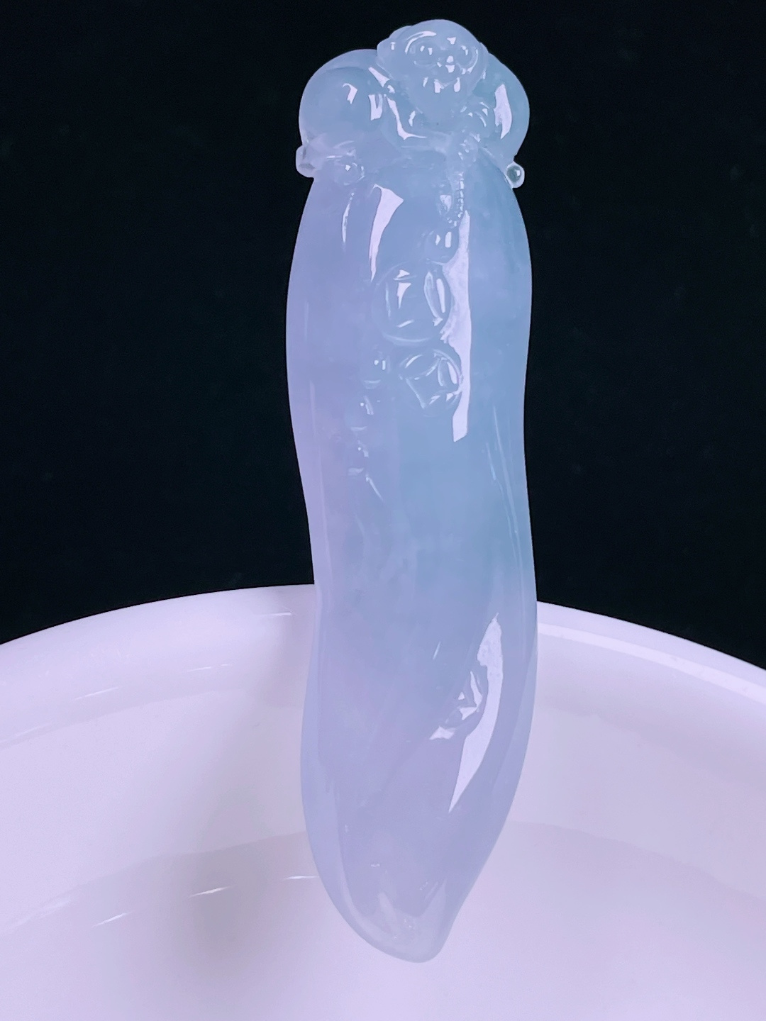 ️冰紫福瓜，老种起光，细底通透，尺寸：47/12.8/8.3mm0627