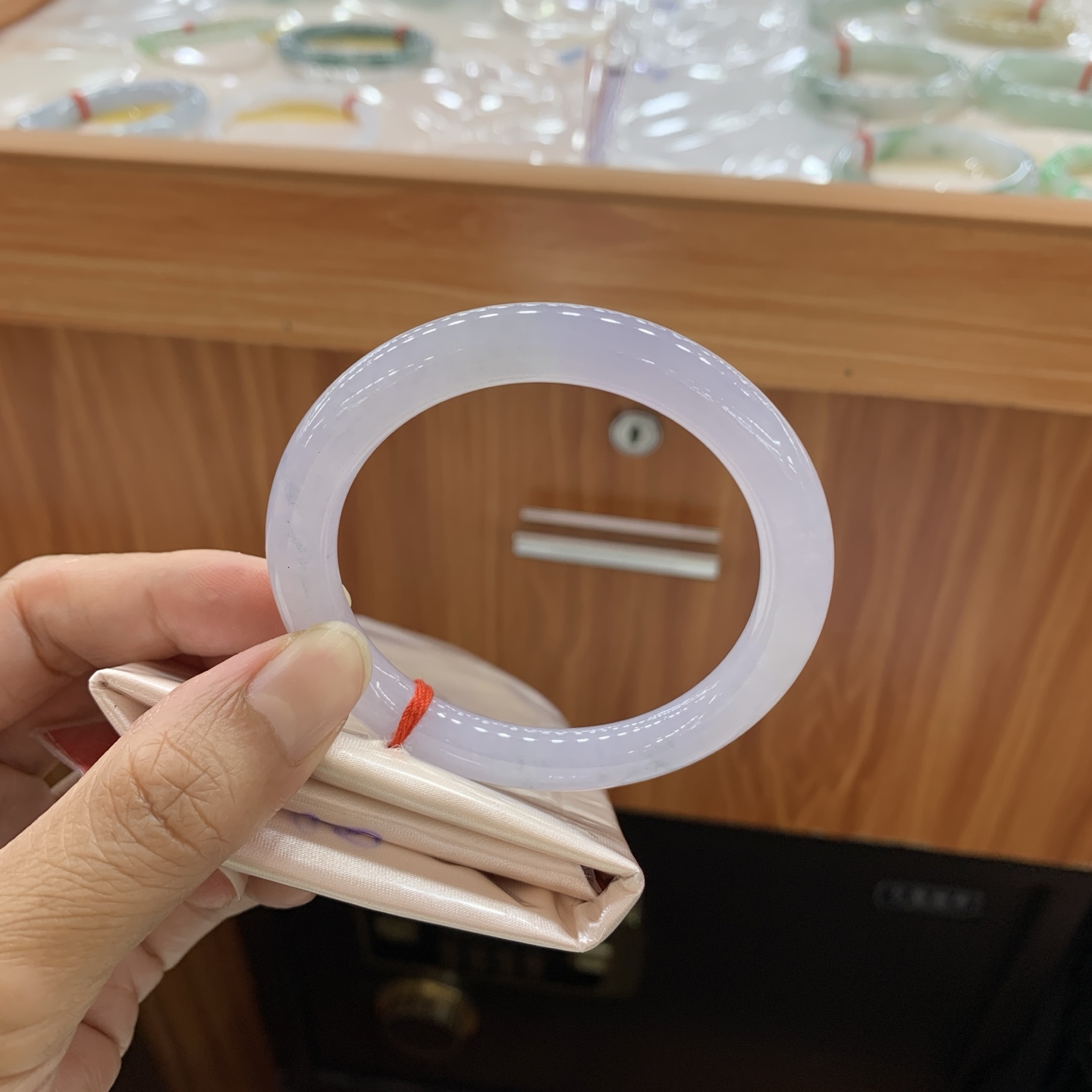 062601MMJ 小圆条翡翠手镯 53.6-8.2