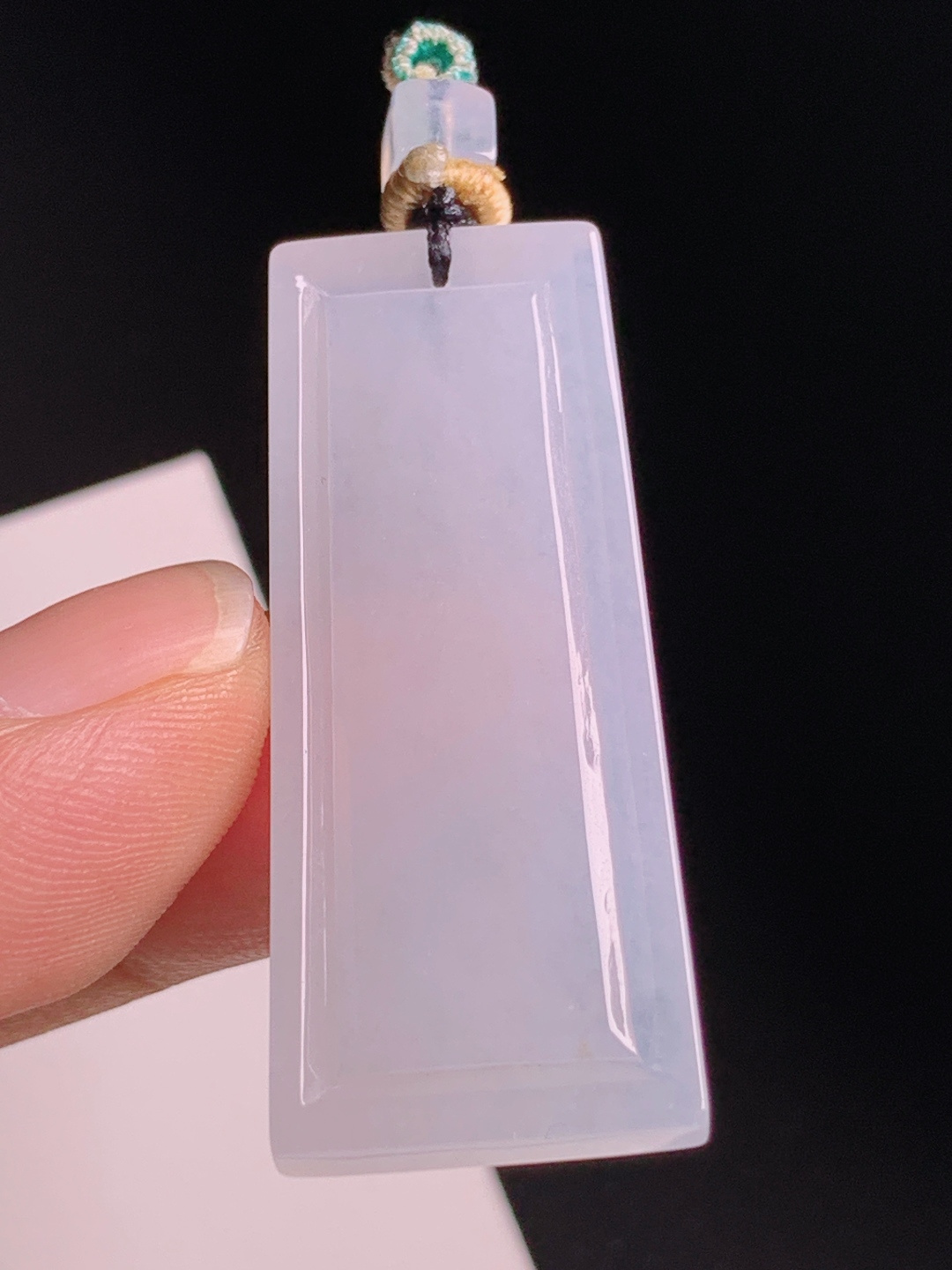 ️ 竹节无事牌，底子纯净莹润柔和，竹报平安步步高升 3006