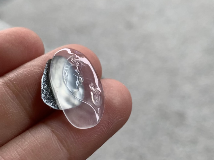 ️ 【冰观音头】 尺寸：19.3×10.4×2.6mm