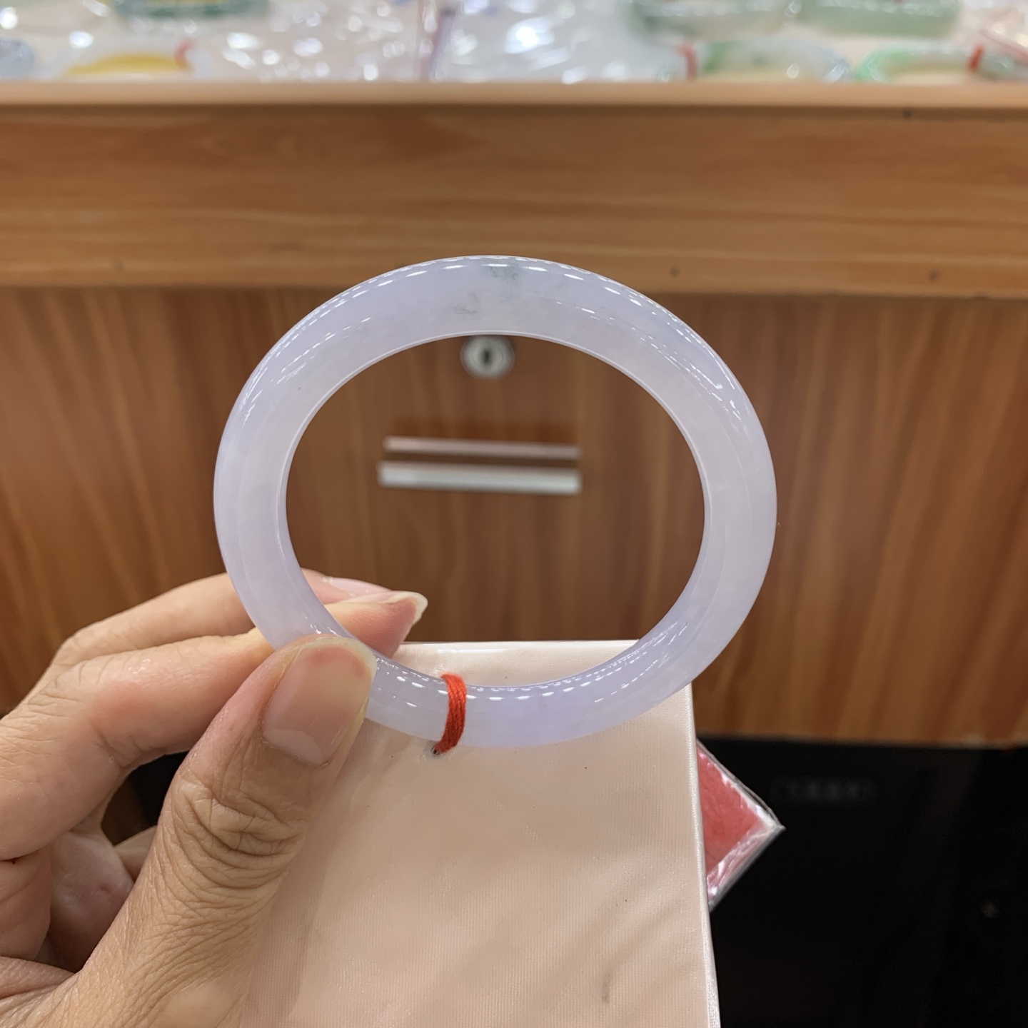 062601MMJ 小圆条翡翠手镯 53.6-8.2