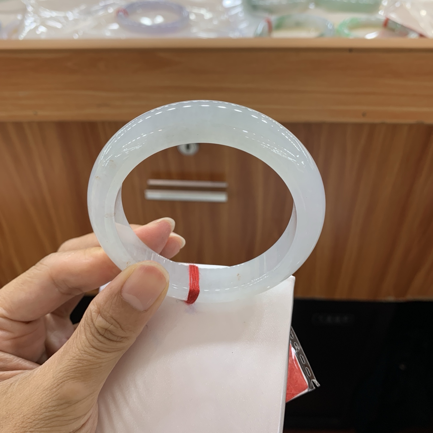 062602MMJ 冰正圈翡翠手镯 56-13-9.5