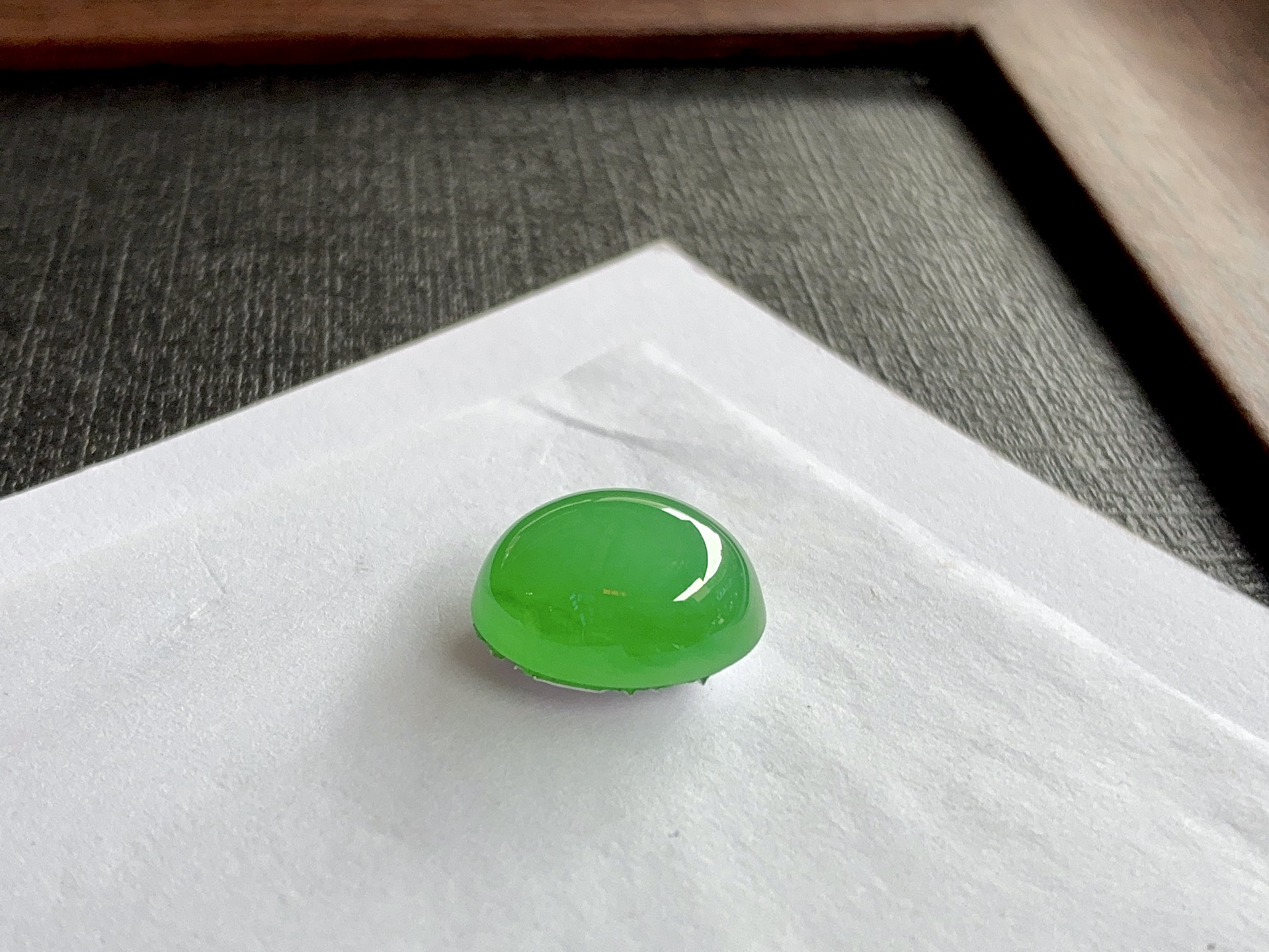 ️ 【冰绿蛋面】 尺寸：13.8×11.4×7.4mm 冰清玉润，意蕴悠长